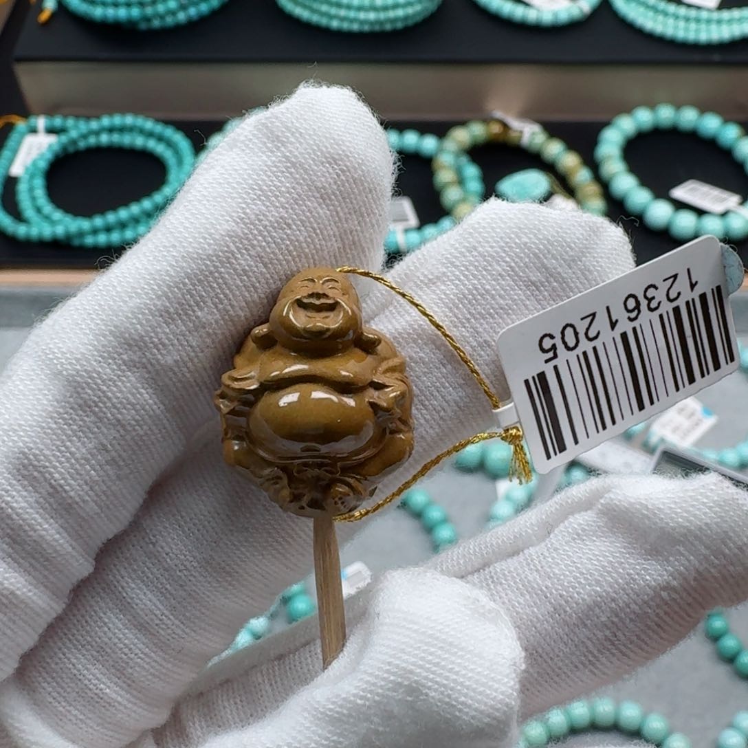 绿松石挂件未镶嵌