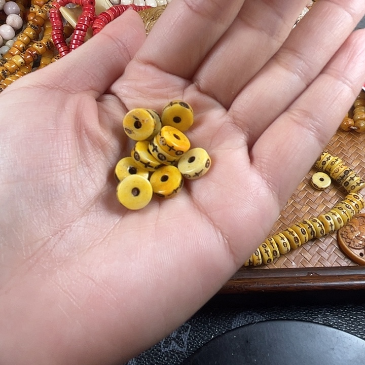 鹿骨手串/手链驼骨驼骨60，发10颗
