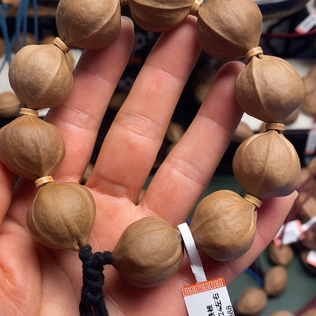 橄榄核手串/手链见*梅林铁22/24左右