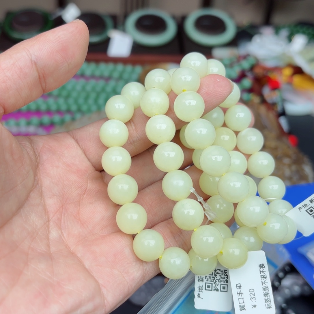 和田玉手链拍一发一多样性未镶嵌