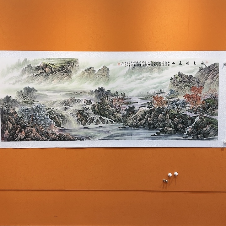 国画书法作品多次参加