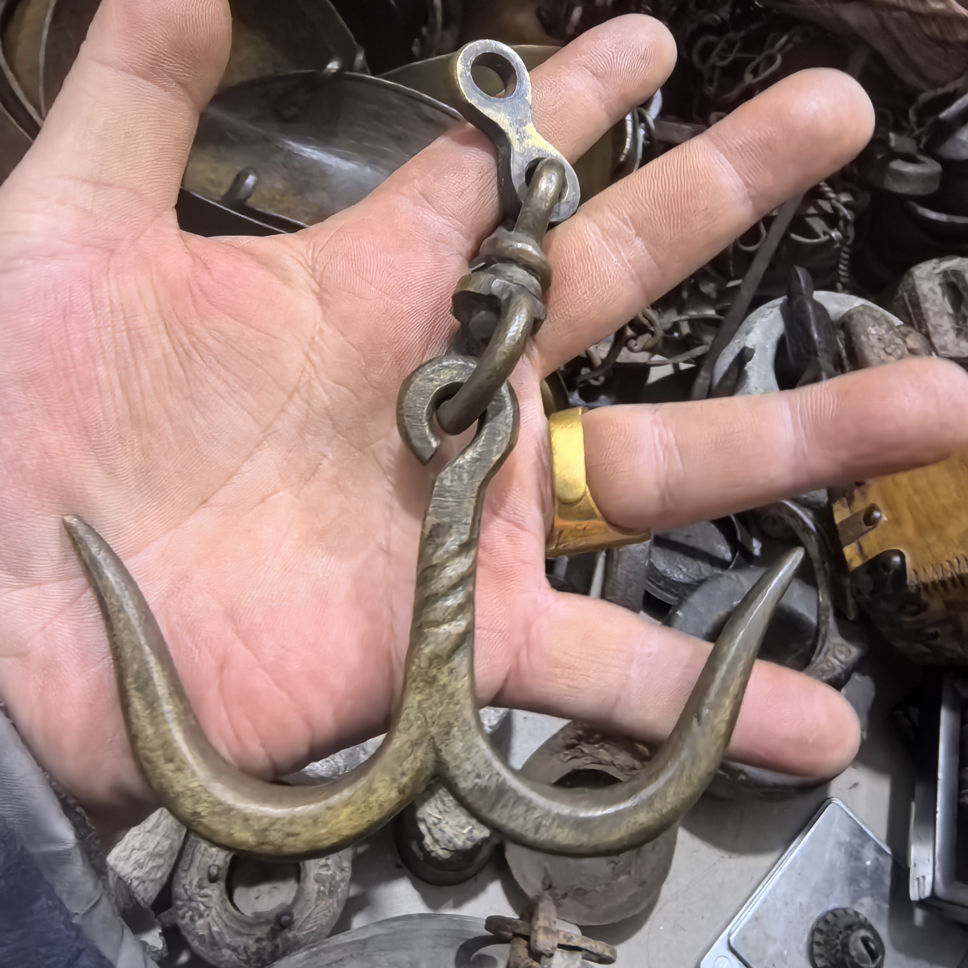 小铜件一个包邮一物一拍