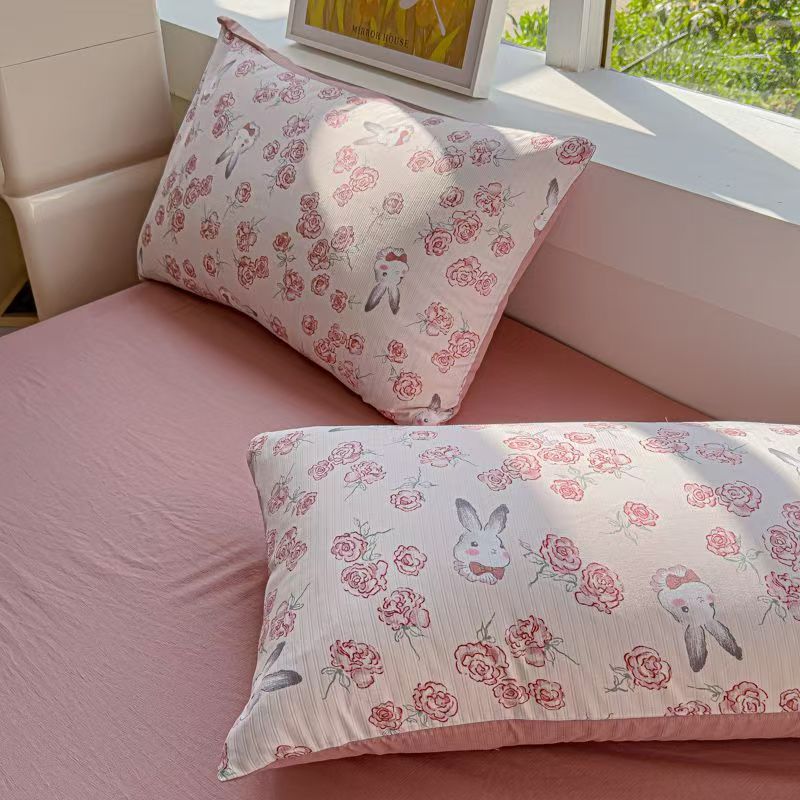 【织美】新款枕套亲肤舒适透气