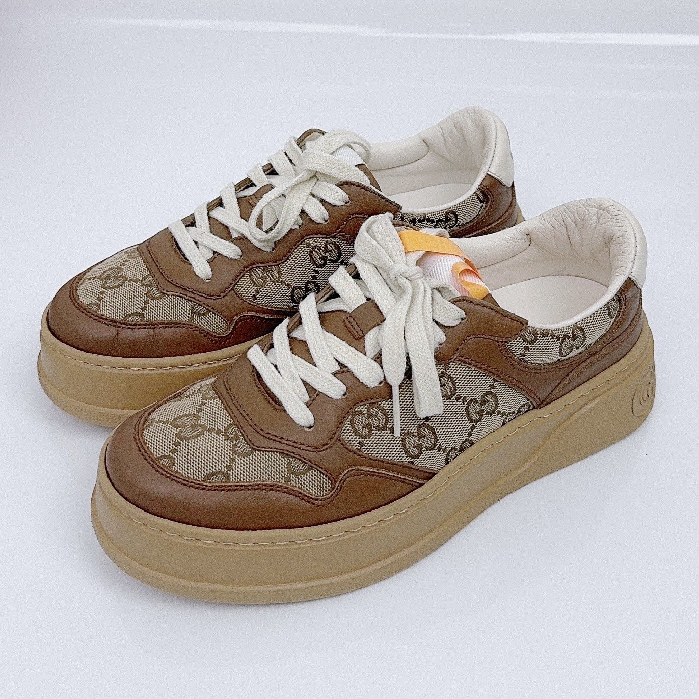 99新 GUCCI/古驰 38码/饼干鞋/97新/jm07839