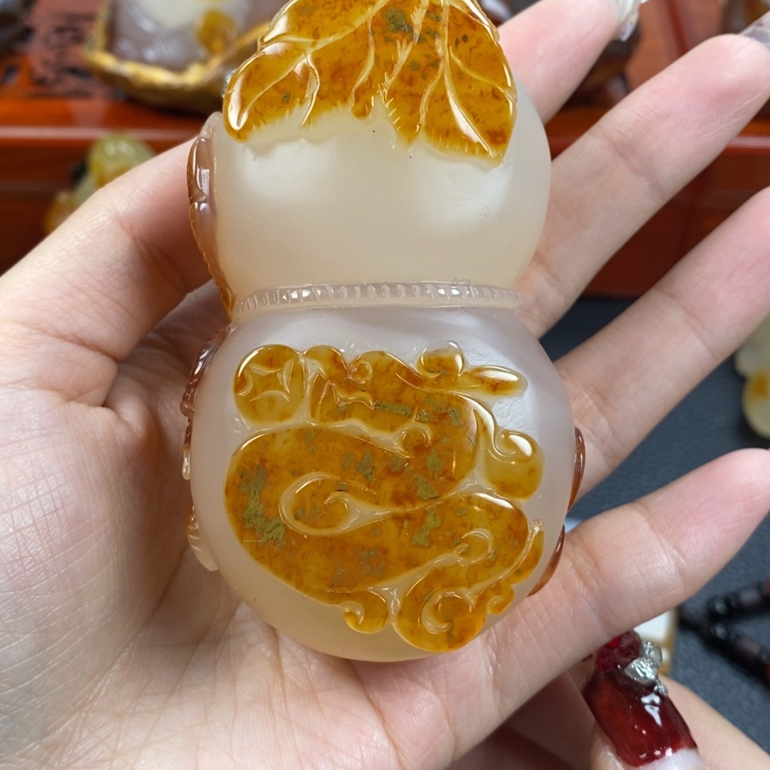 玛瑙/玉髓手把未镶嵌