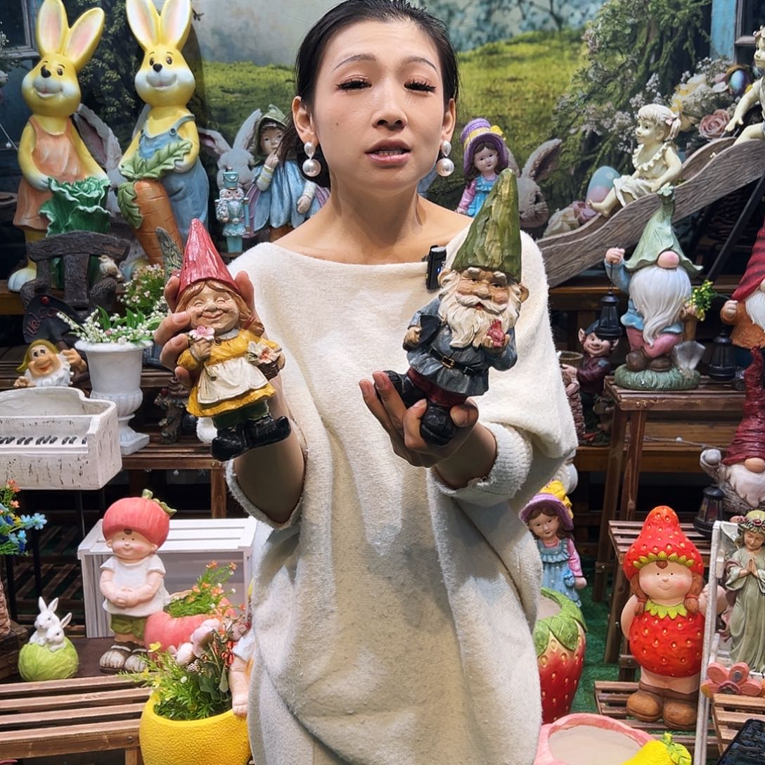 花园摆件红红火火