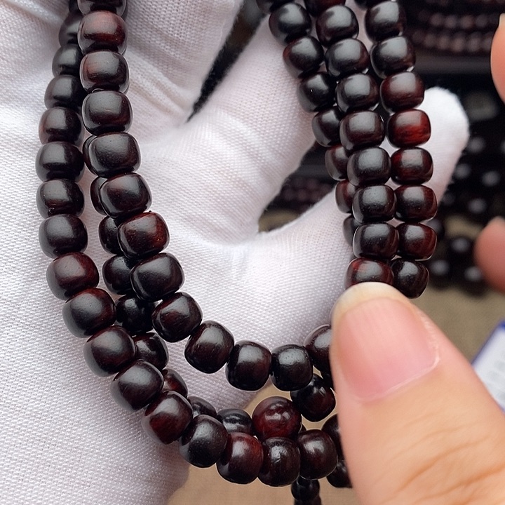 檀香紫檀（小叶紫檀）手串/手链6x7老型108粒