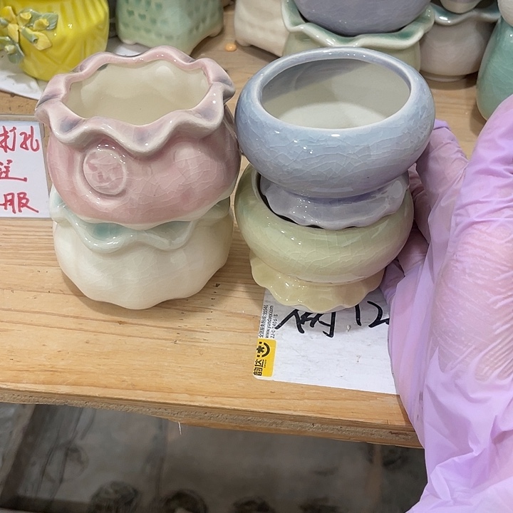 红陶陶瓷花盆凑12米包邮