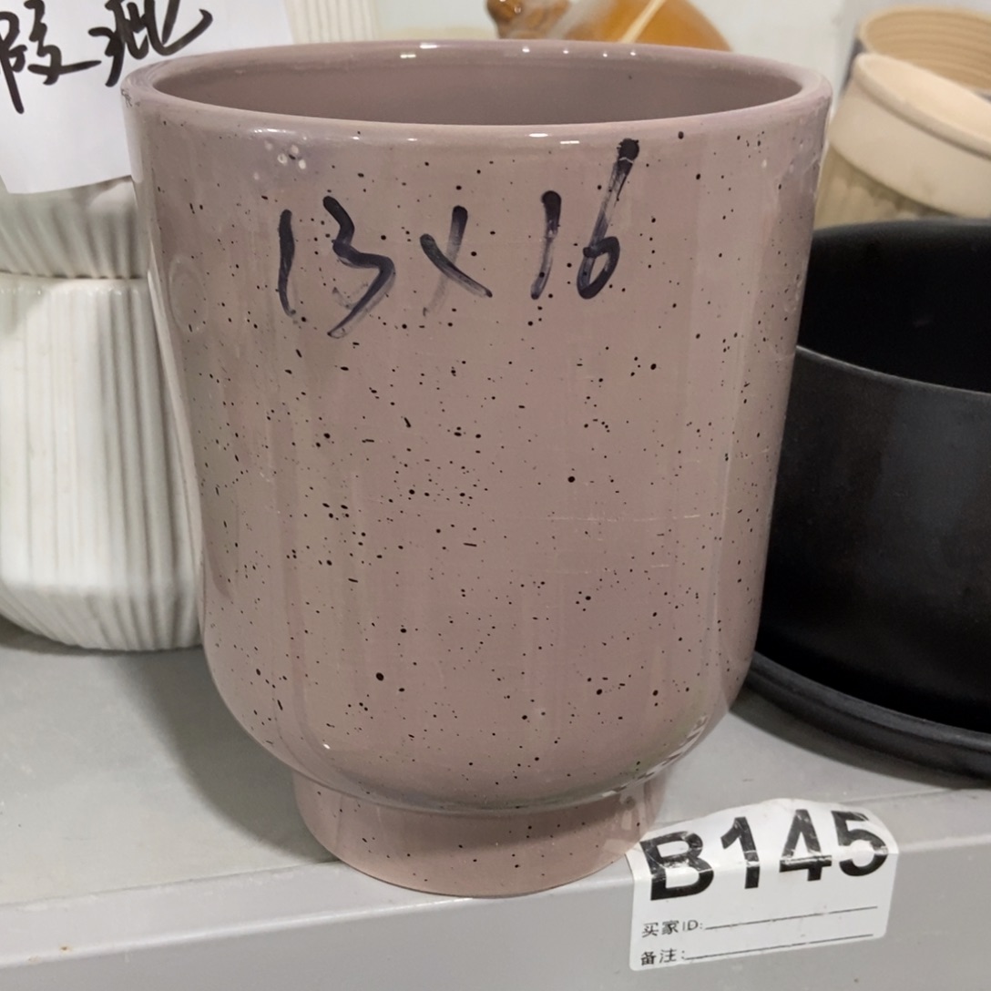 红陶高温陶瓷花盆