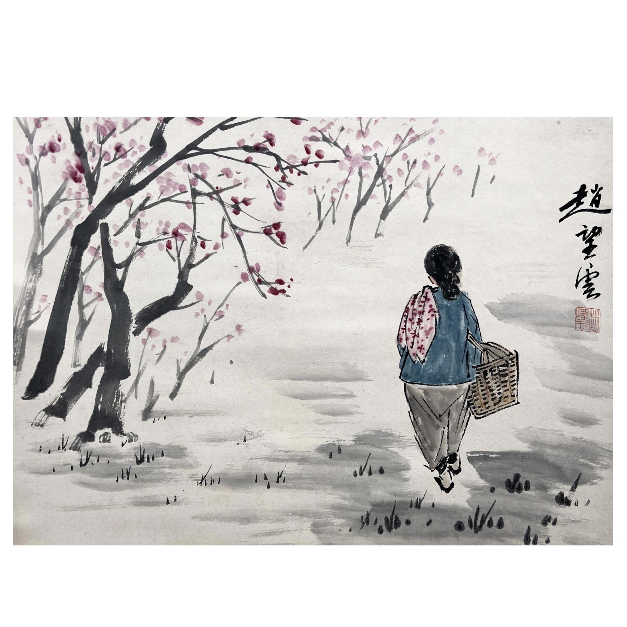 Z望云   人物    32*44cm