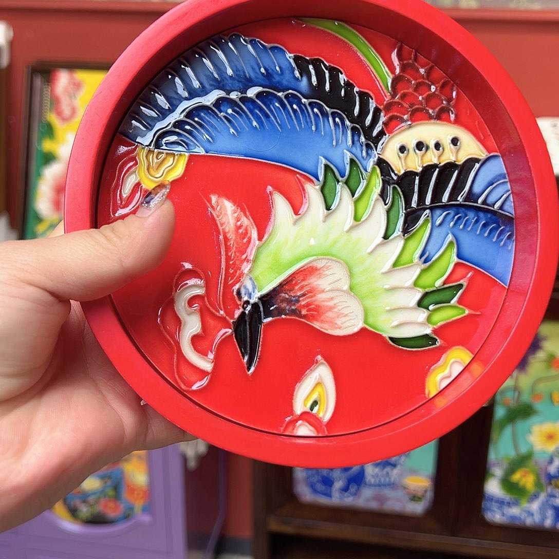 向***花琉璃手工艺品好看的好看的