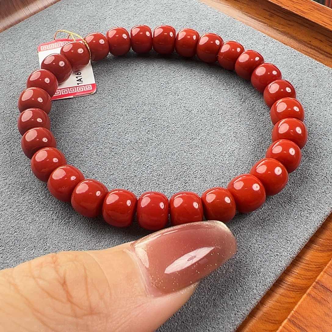 南红玛瑙手串未镶嵌