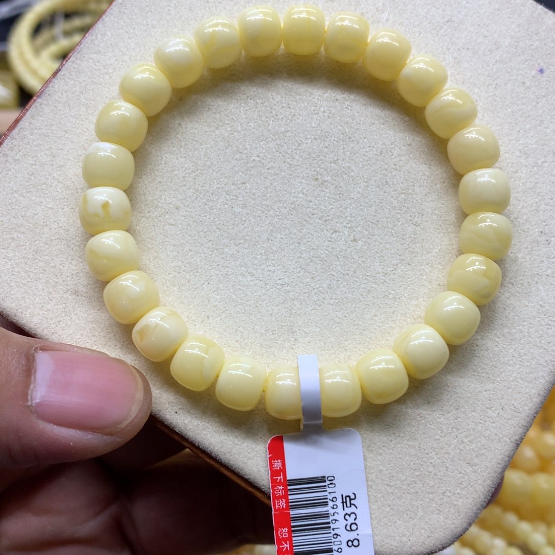 蜜蜡未镶嵌手链蜜蜡