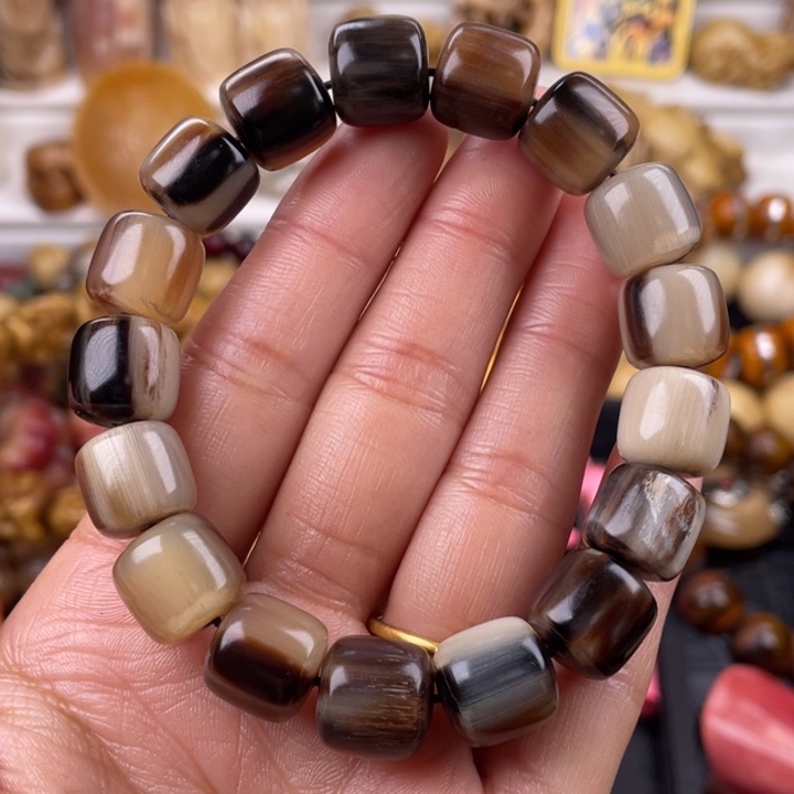 驼骨其他牦牛角桶珠12