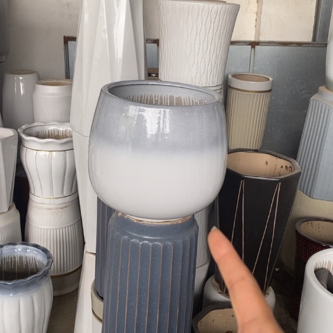 低腰渐变灰福袋特大口32/35