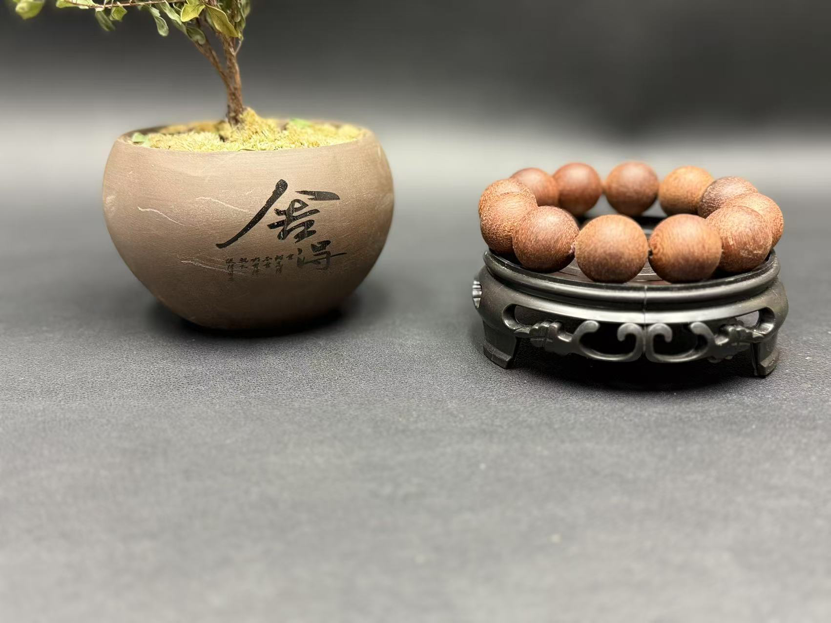 【小茜】R049沉木圆珠手串