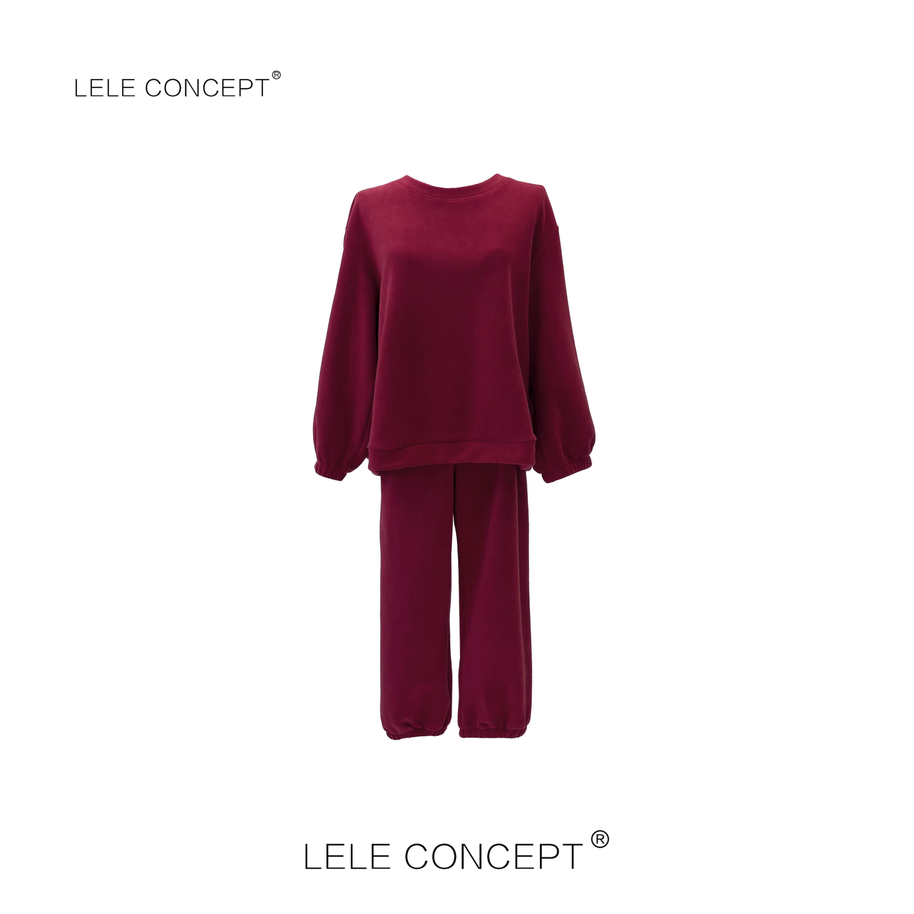 LELE CONCEPT丨新款时髦都市随性舒适多色套装T0112