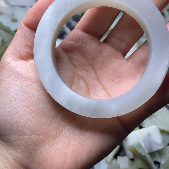 和田玉珠宝半成品未镶嵌毛*丛