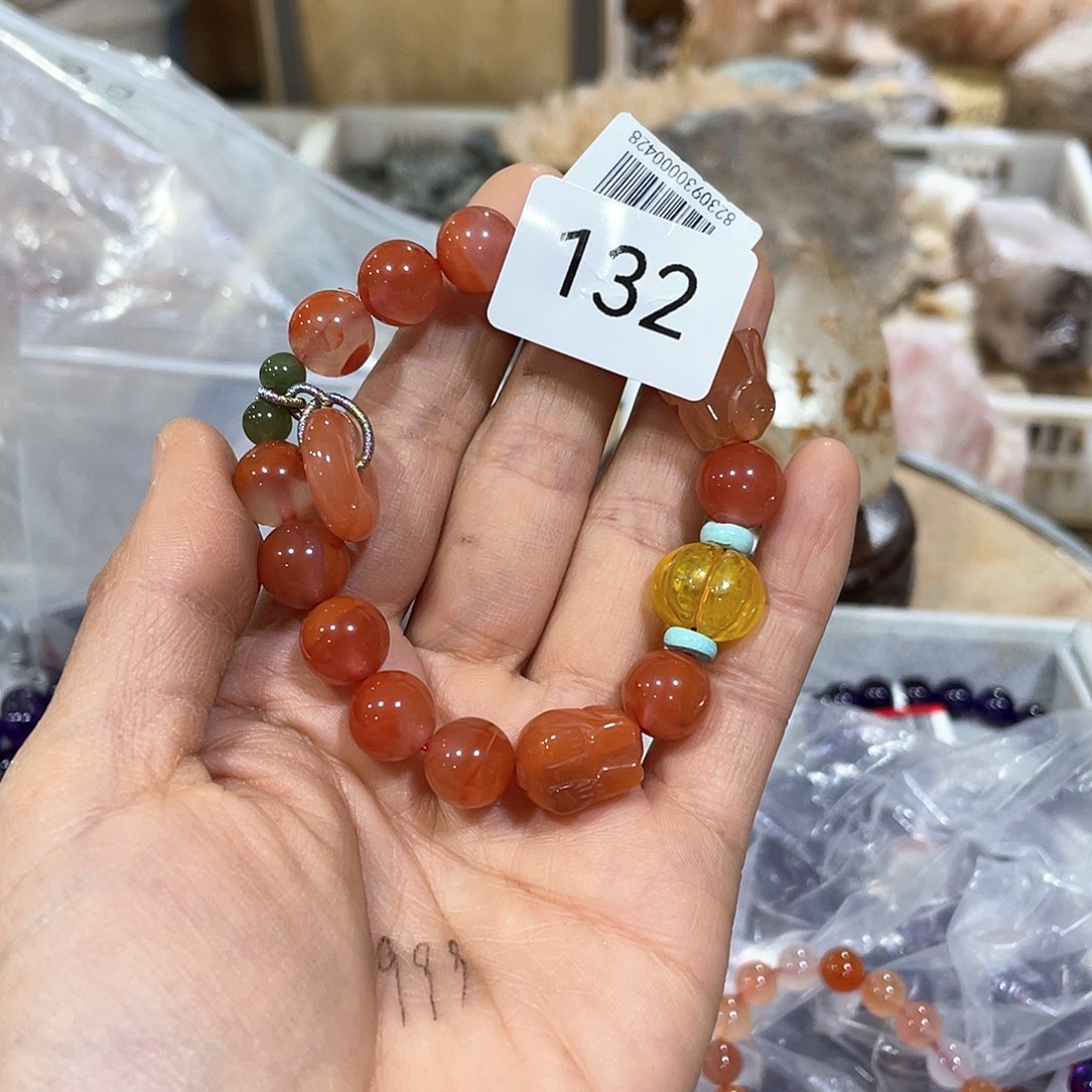 水晶手串未镶嵌天***！n h 11629