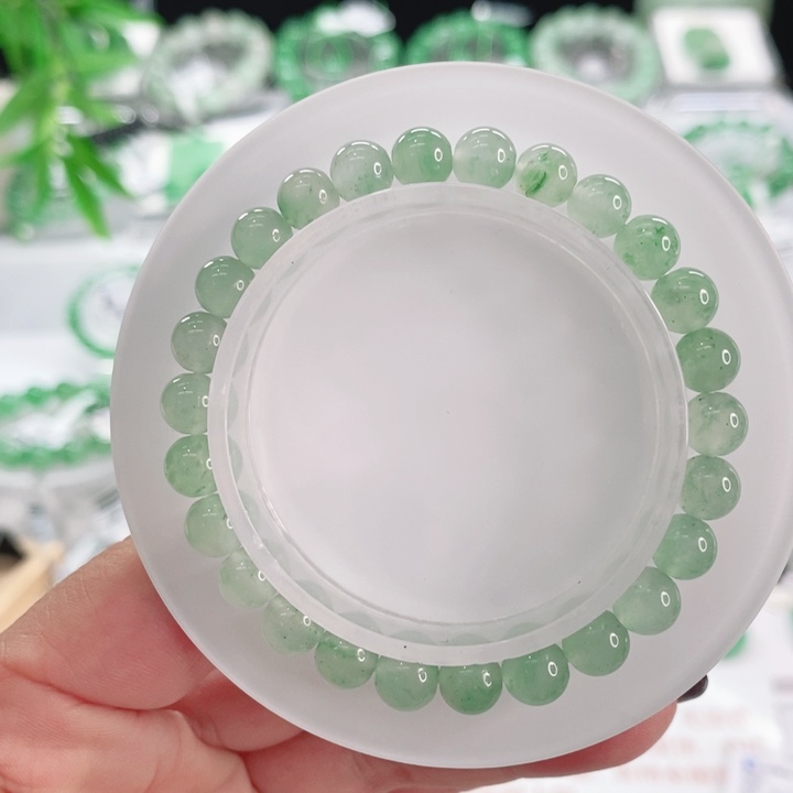 石英质玉未镶嵌手链