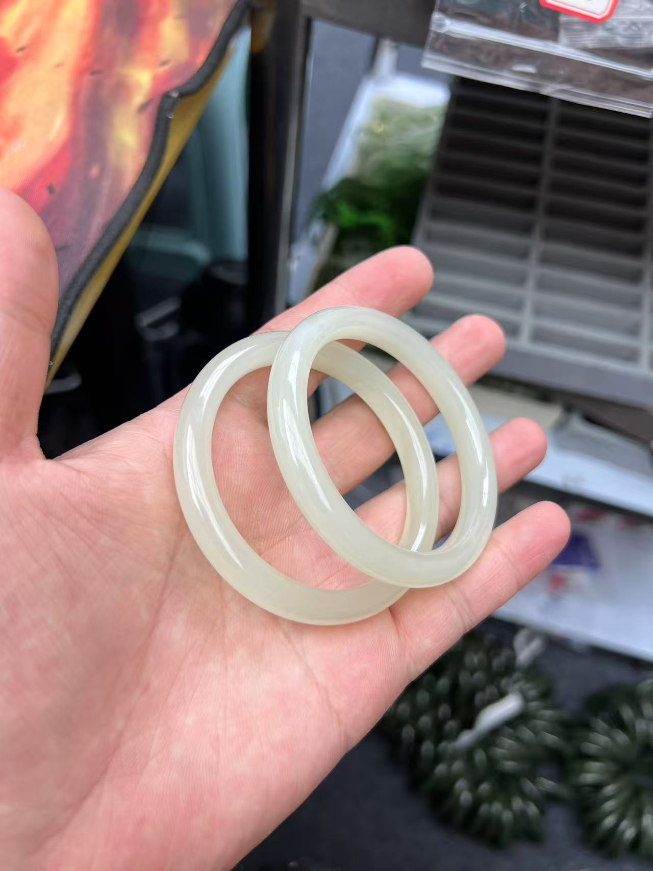 精美和田玉晴水美人条手镯7mm+气质款冰透时尚多样性发货拍一发一