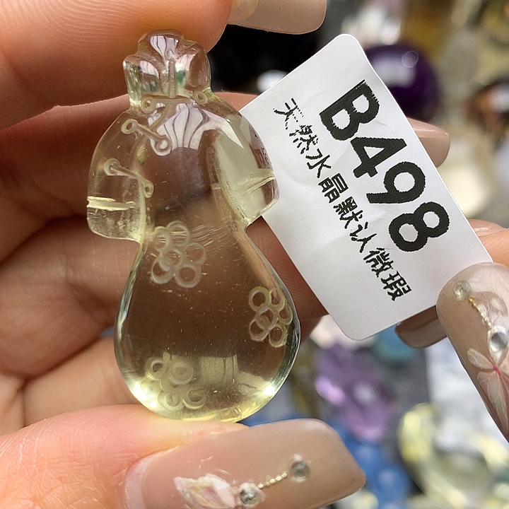 水晶吊坠未镶嵌水晶