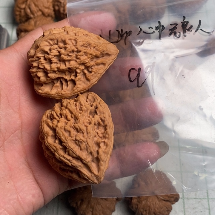 从***人文玩核桃把件核桃