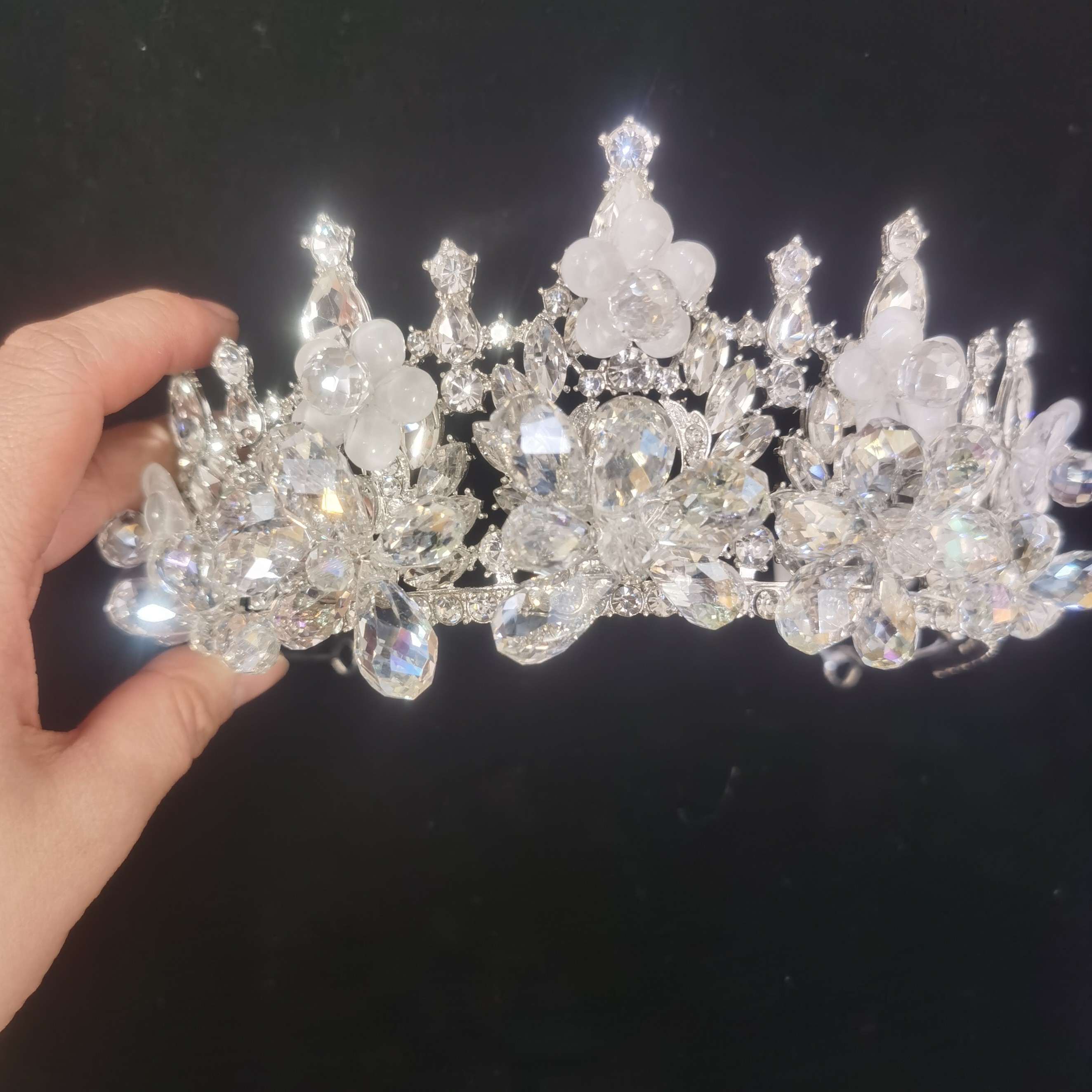 合金仿水晶婚庆饰品 00616新娘头饰