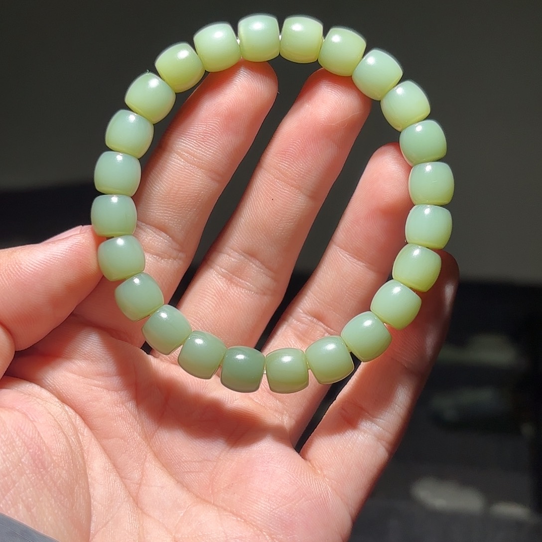 和田玉未镶嵌手链