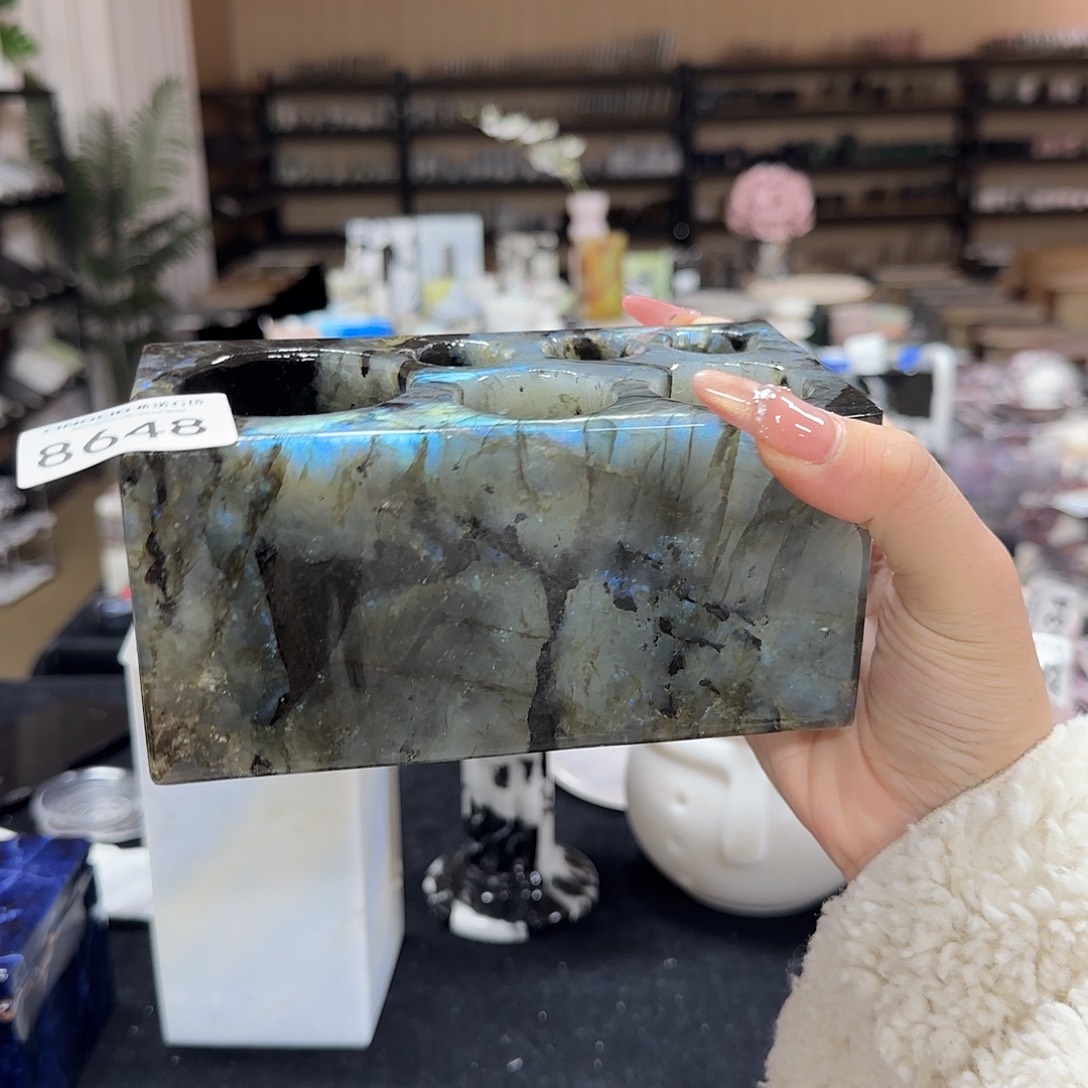 宏***纺蓝翡翠牙刷架8648