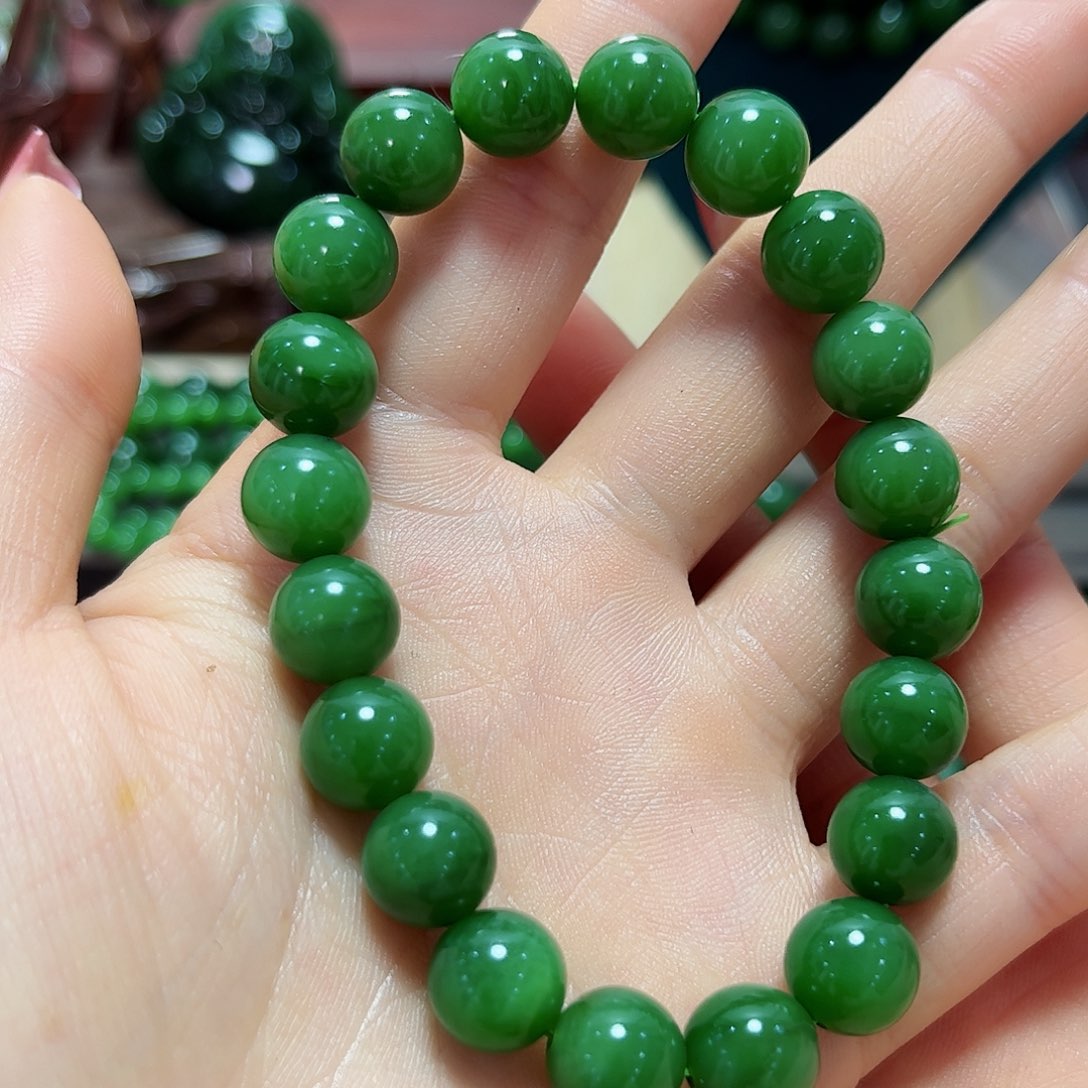 和田玉手串未镶嵌