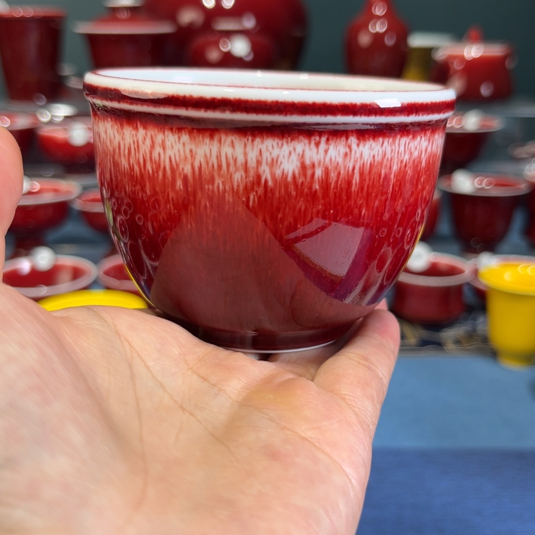 景德镇陶瓷柴窑大缸杯