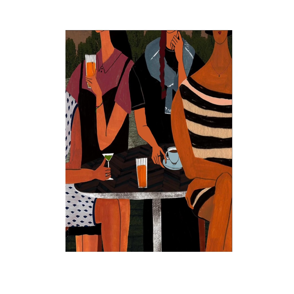 【轻酌时光】60*80 纯手绘油画