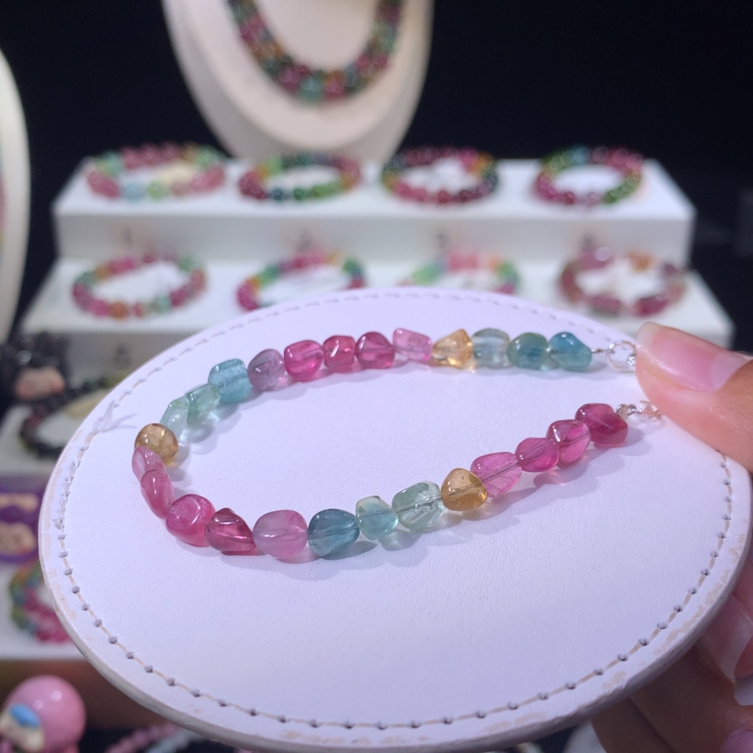 手链合金碧玺碧玺