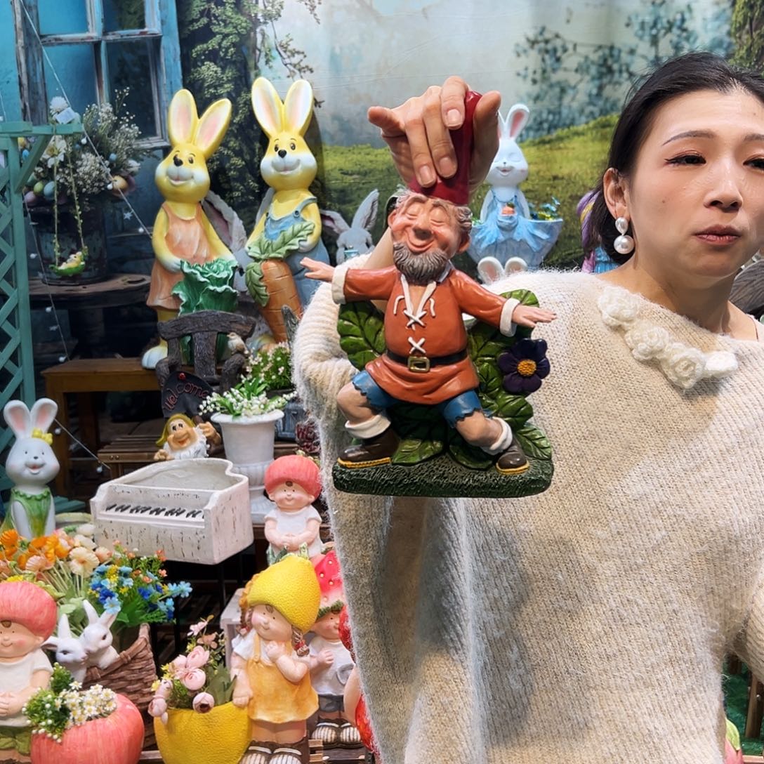 花园摆件红红火火