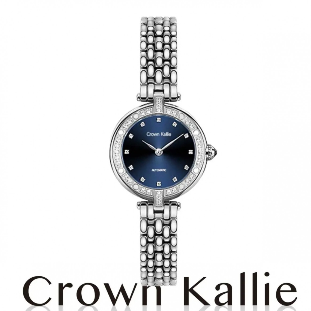 Crown kallie【浪漫蓝星】深海蓝系列设计周年限定女士腕表—13