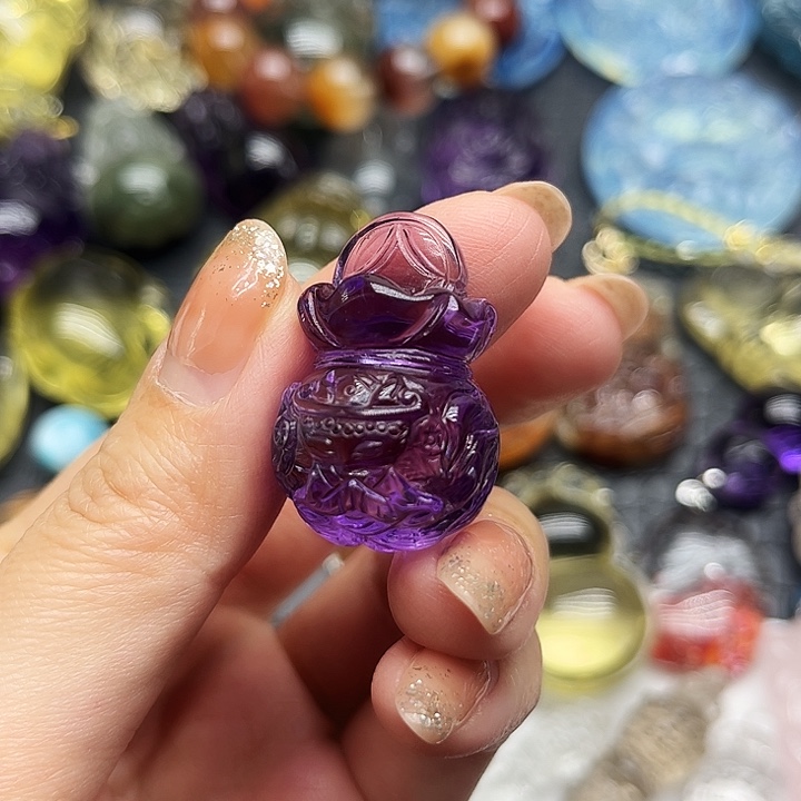 水晶手链未镶嵌椰**。