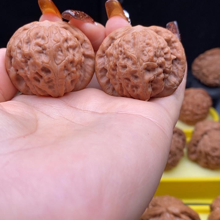 果***爸文玩核桃把件高尔夫