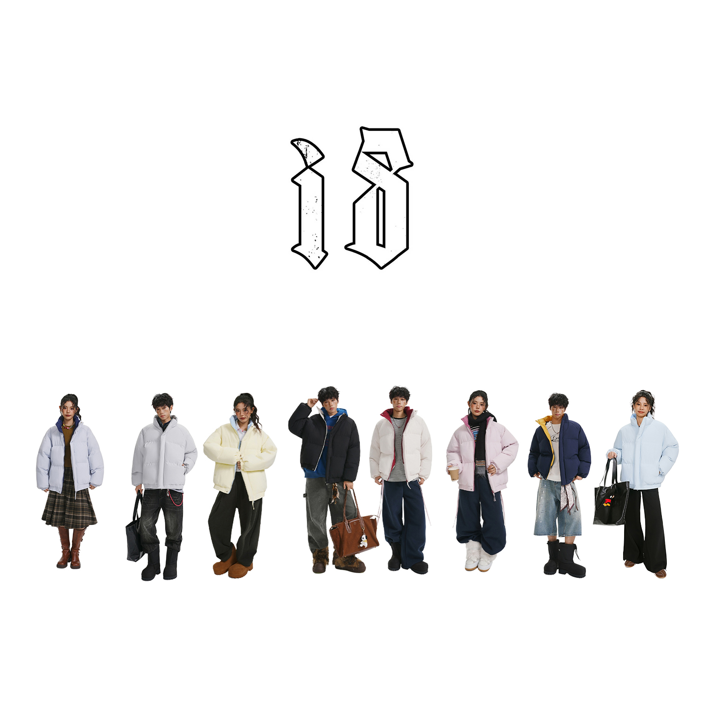 “冬日暖阳 撞色穿搭” ！ 冬季新款户外宽松休闲运动情侣立领棉服