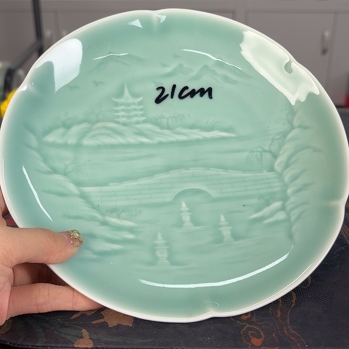 龙泉云间青瓷小米茶器