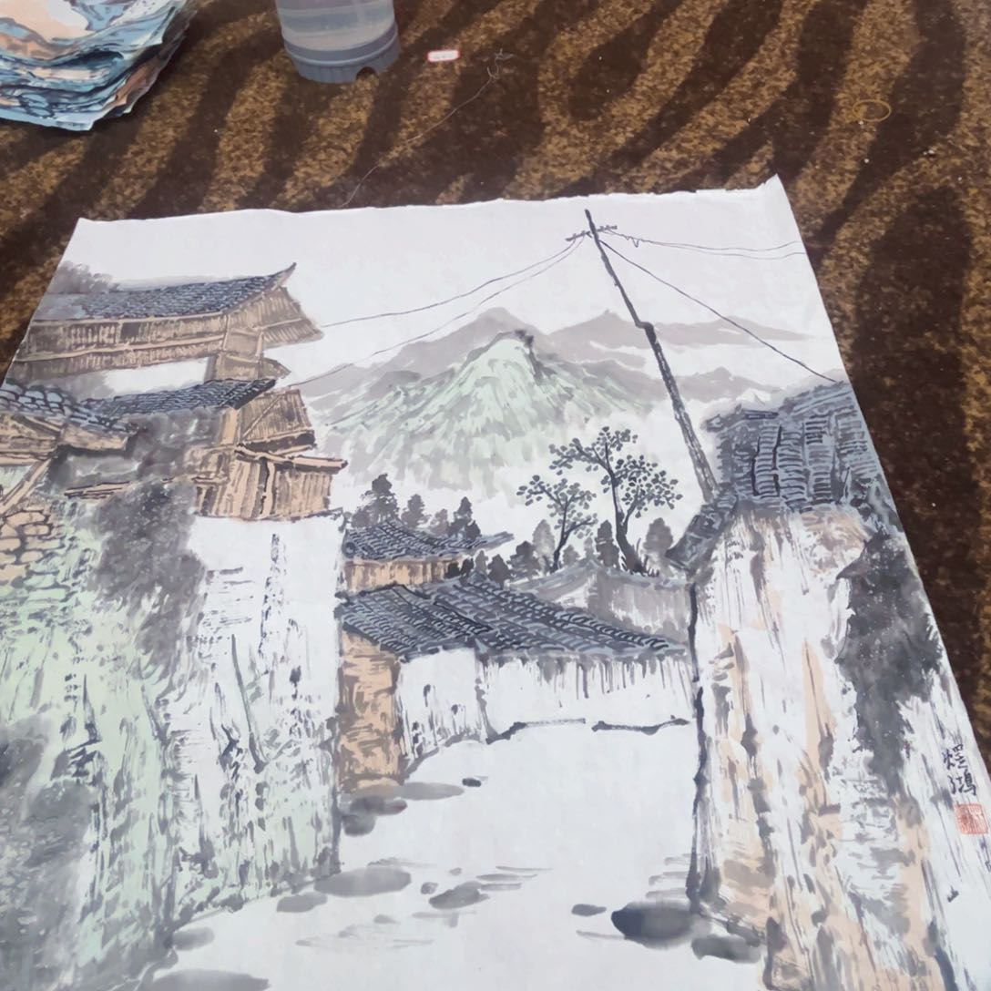 国画用****国林煜鸿老师四尺斗方1111