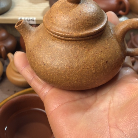 紫砂茶壶将坡泥容天180豪升左右全手工