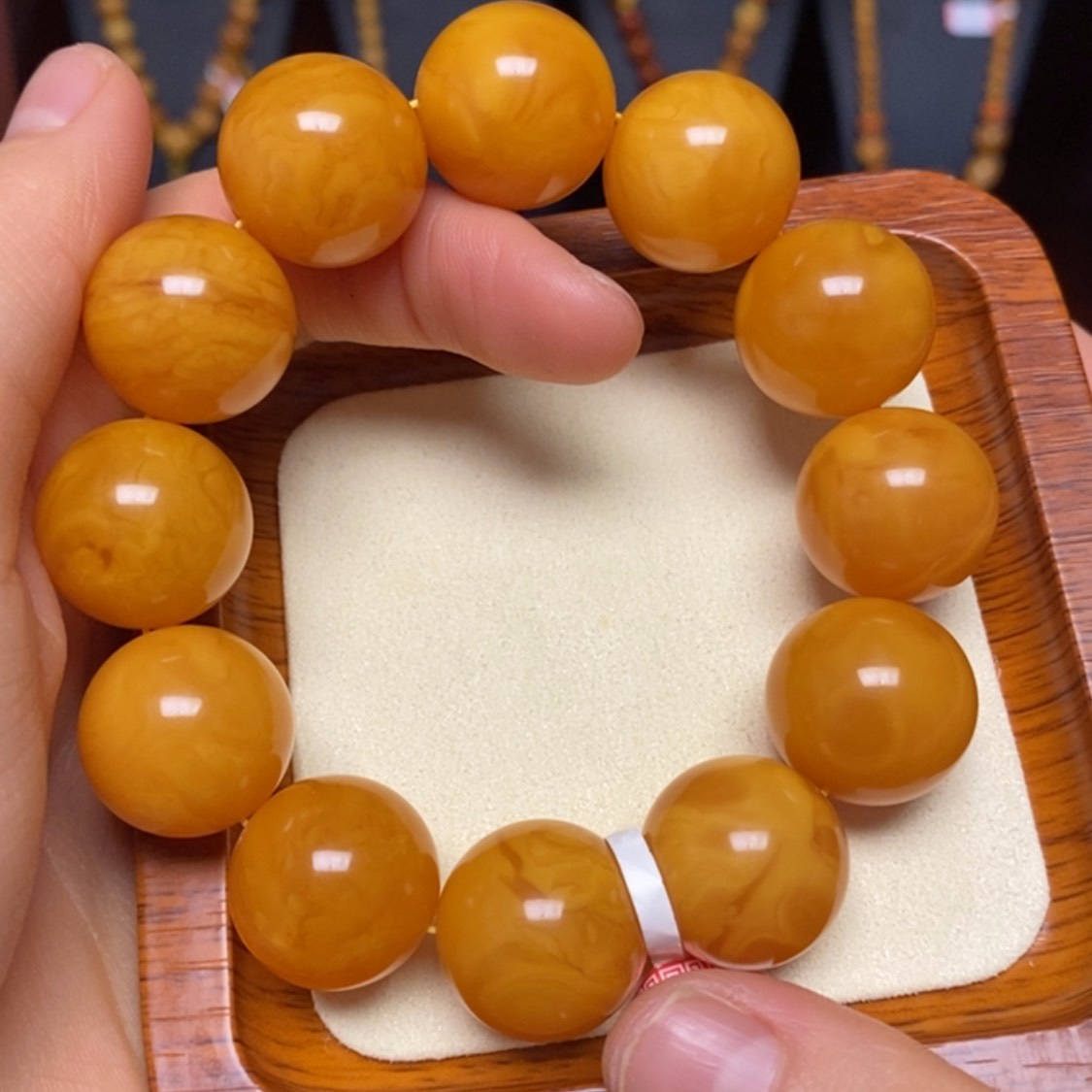 【闪购商品】蜜蜡手链未镶嵌手串