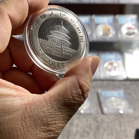 纯银瑕疵品无盒证特价15猫一枚如图