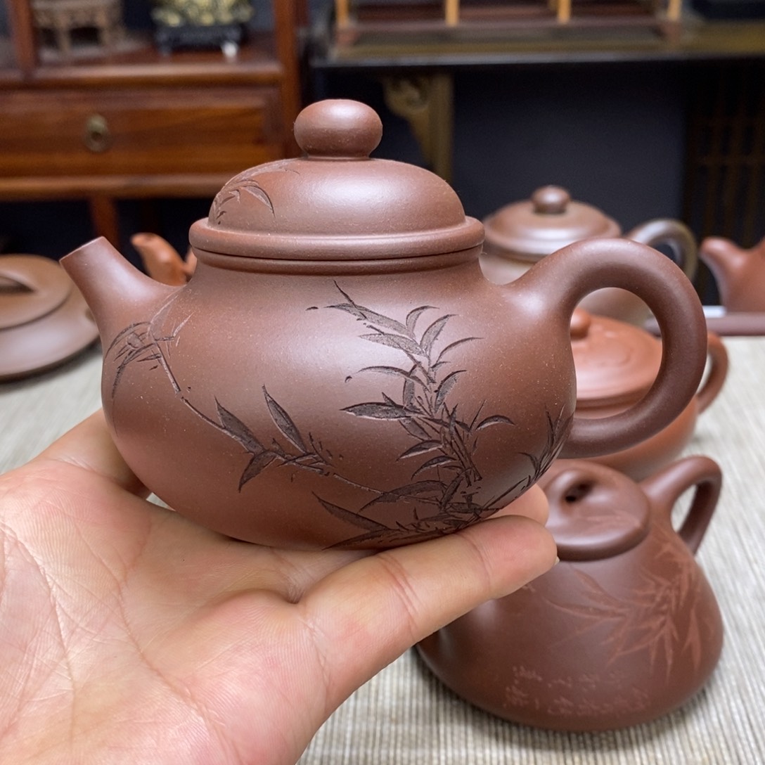 吳***森紫泥茶壶3个壶的价格