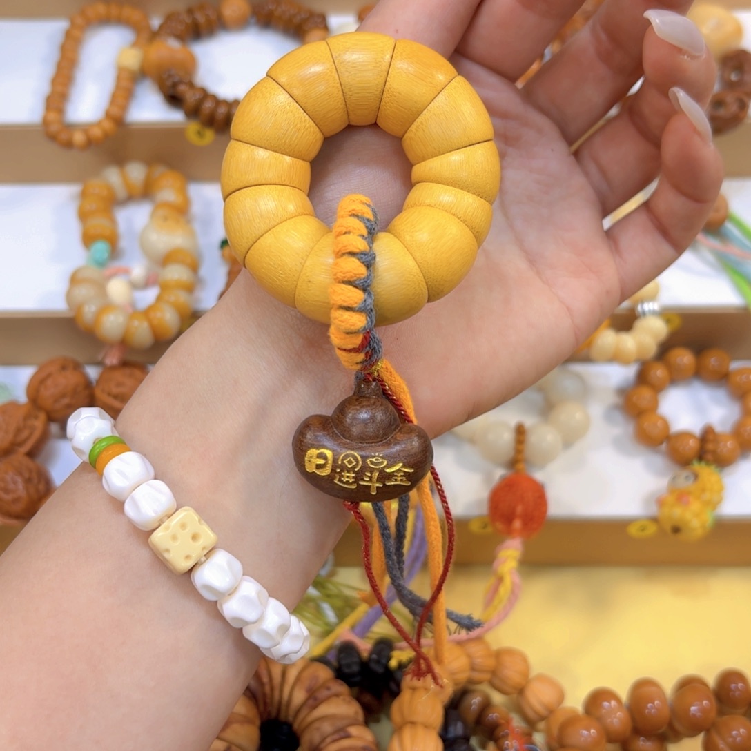 星月菩提手串金丝竹