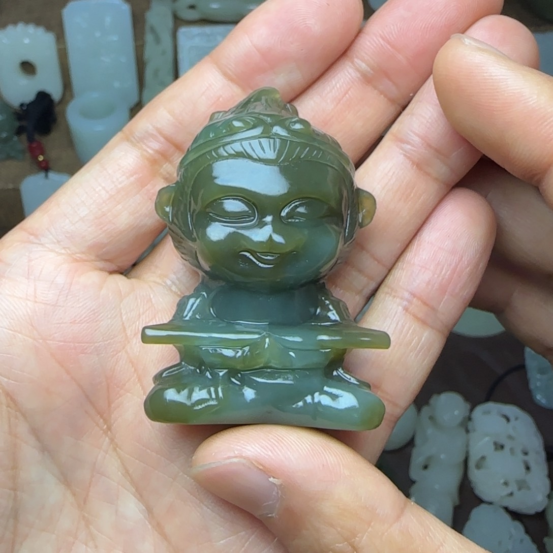 和田玉挂件未镶嵌