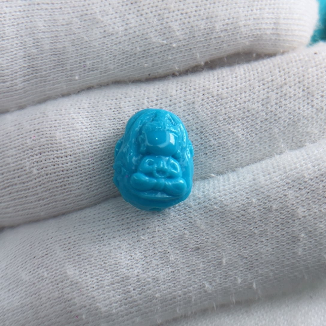 绿松石颈饰未镶嵌卡10.5-13.5-8