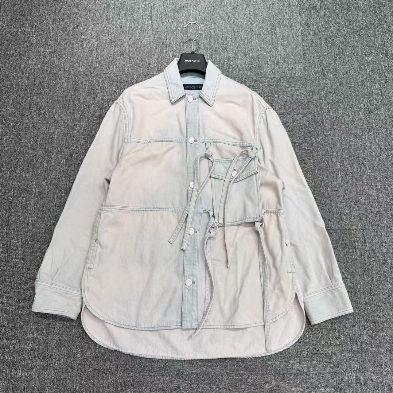 99新 LouisVuitton/路易威登 扎染飘带牛仔夹克/xs码/编码18377