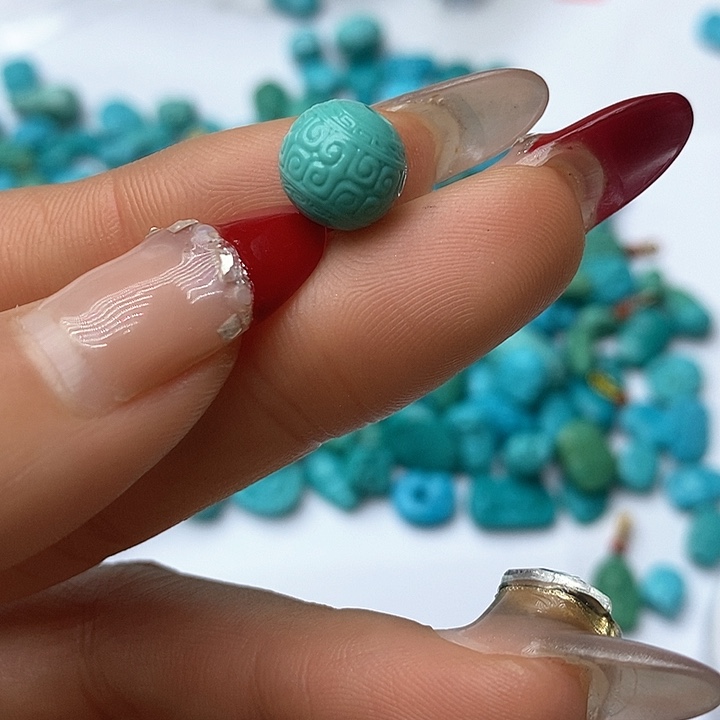 绿松石珠宝奇石未镶嵌